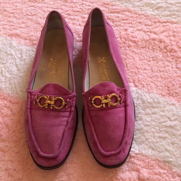 Lily shoes Shoes - Pink suede loafers